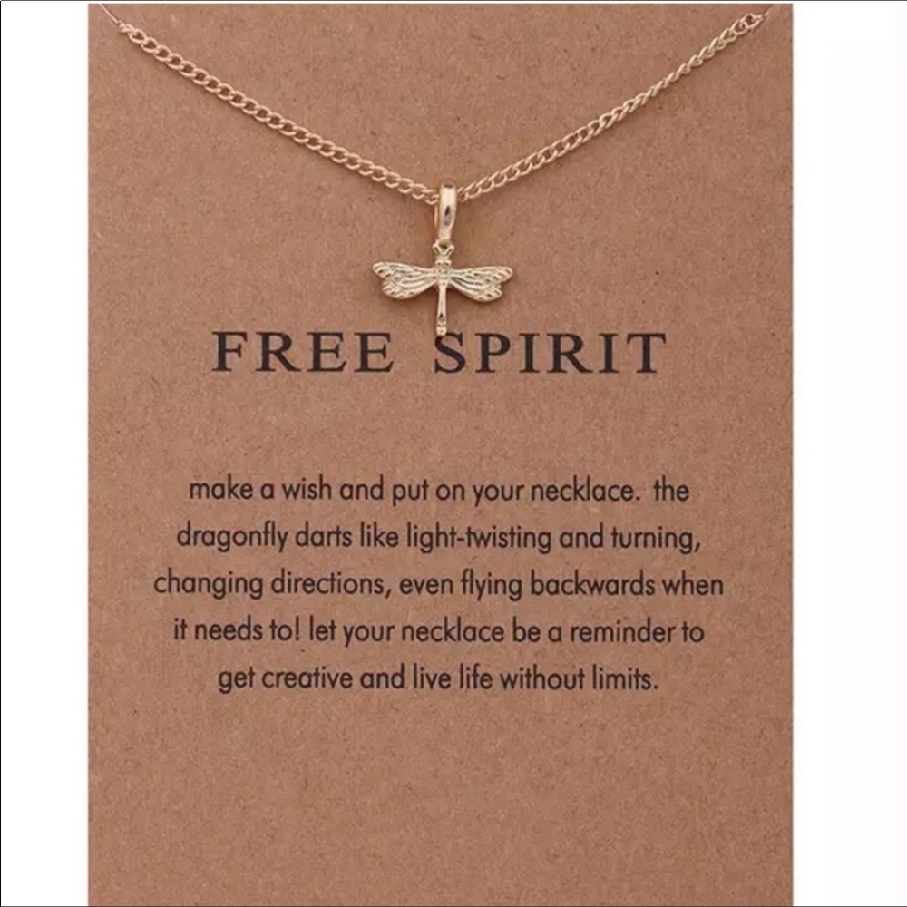Free spirit Necklace w/card